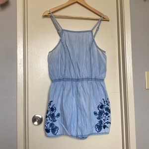 Light Denim Romper